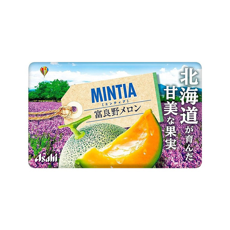 朝日Mintia 清爽薄荷糖 富良野蜜瓜味 50粒
