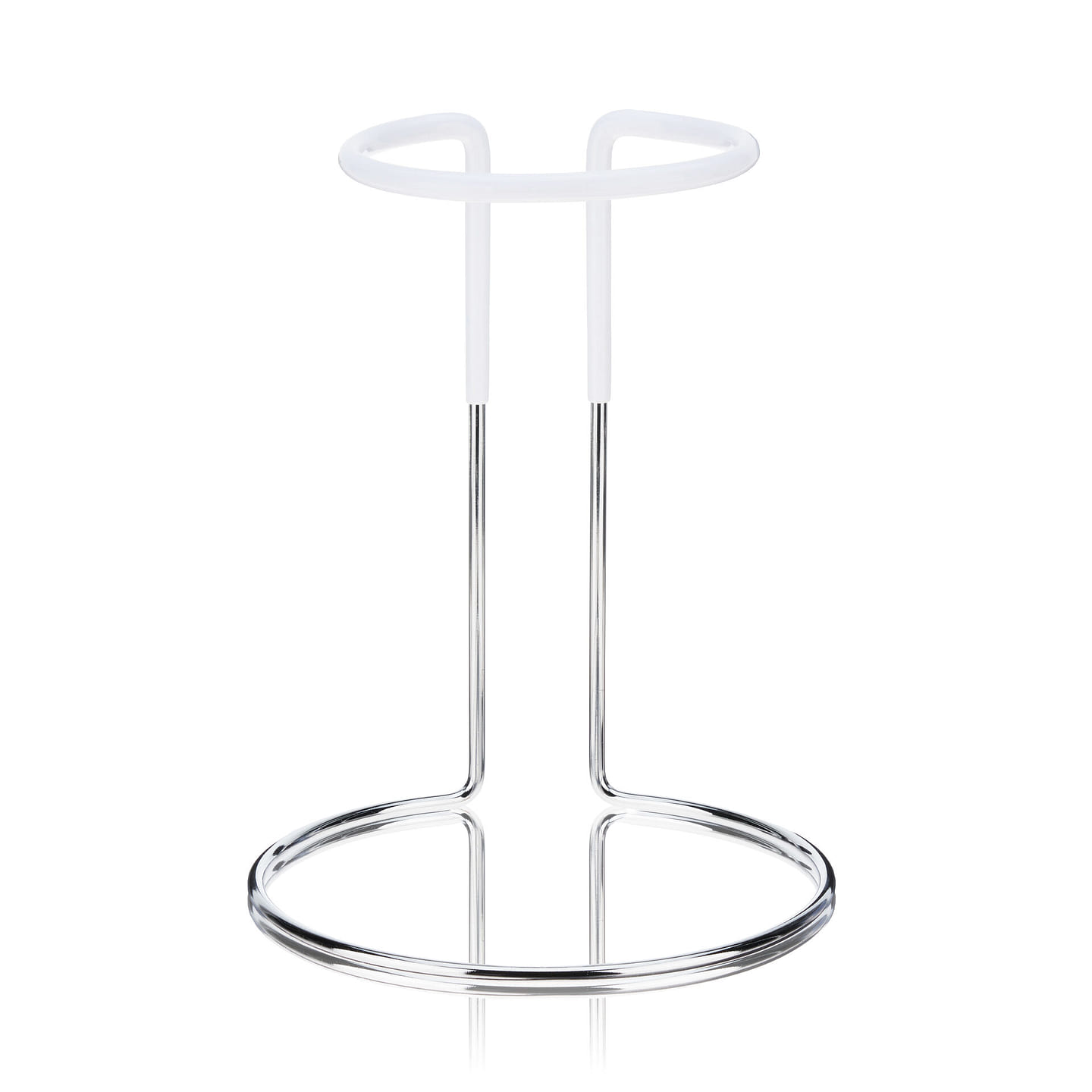True Wine Decanter Drying Stand and Holder, Essential Accessory Glassware Rack for a Spot-Free Finish, Rubber Coating Protects Glass, Chrome Plated Iron 1 each