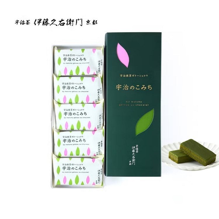 Ito Kyuemon Uji Matcha Gateau Chocolate 5 pcs 1 box
