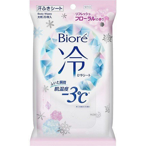 花王 碧柔湿纸巾biore-3度 20片花香型 1 个