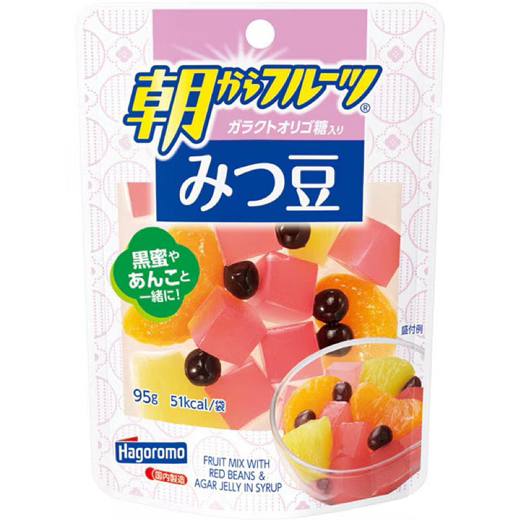 Hagoromo Morning Fruit Mitsumame Agar Dessert 95g 1 each