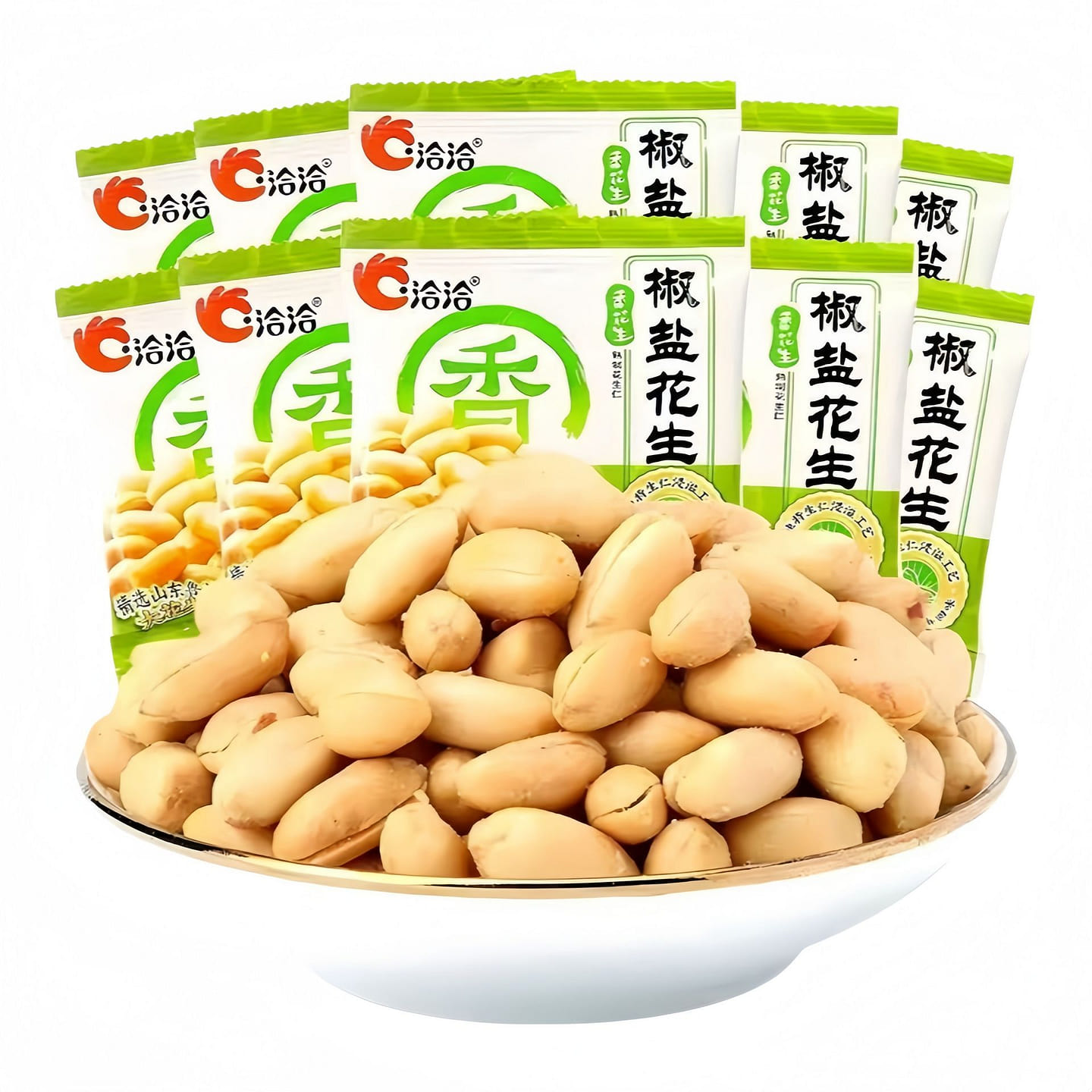 [15g*20 packs] ChaCha Salt & Pepper Peanuts 300 g