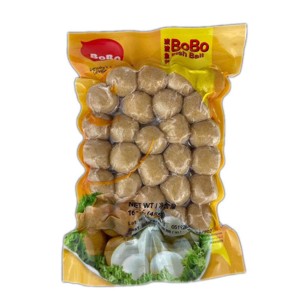 BoBo Premium Fried Fish Ball, Frozen Weee!