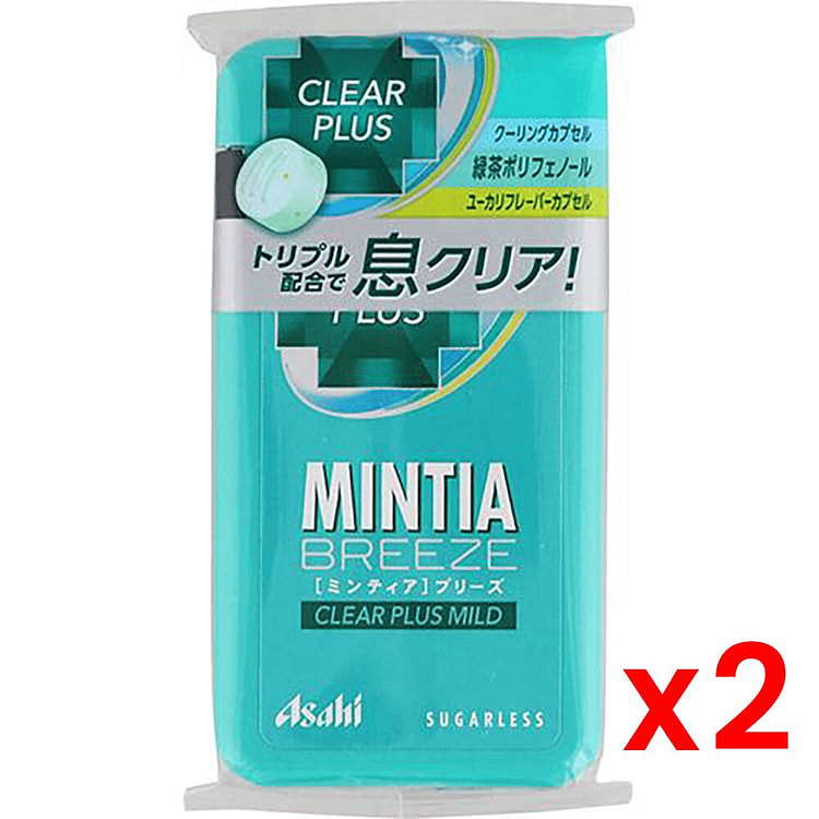 Asahi MINTIA BREEZE Tablet CLEAR PLUS MILD 30 pcx2 22 g