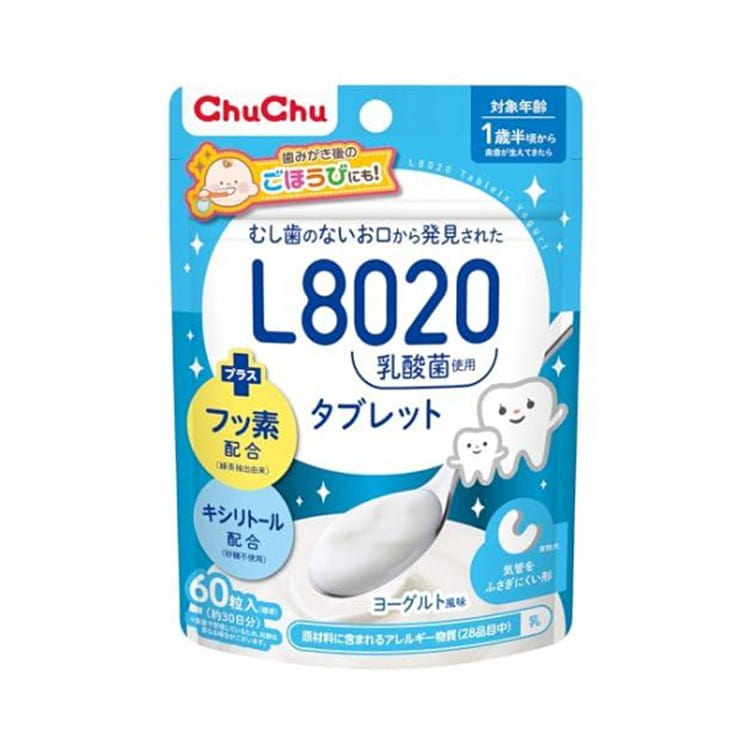 ChuChu ジェクス チュチュベビー L8020乳酸菌タブレット ヨーグルト風味 60粒 1 個