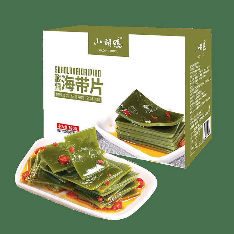 Little Hu Duck Spicy & Sour Seaweed Sheets 380g