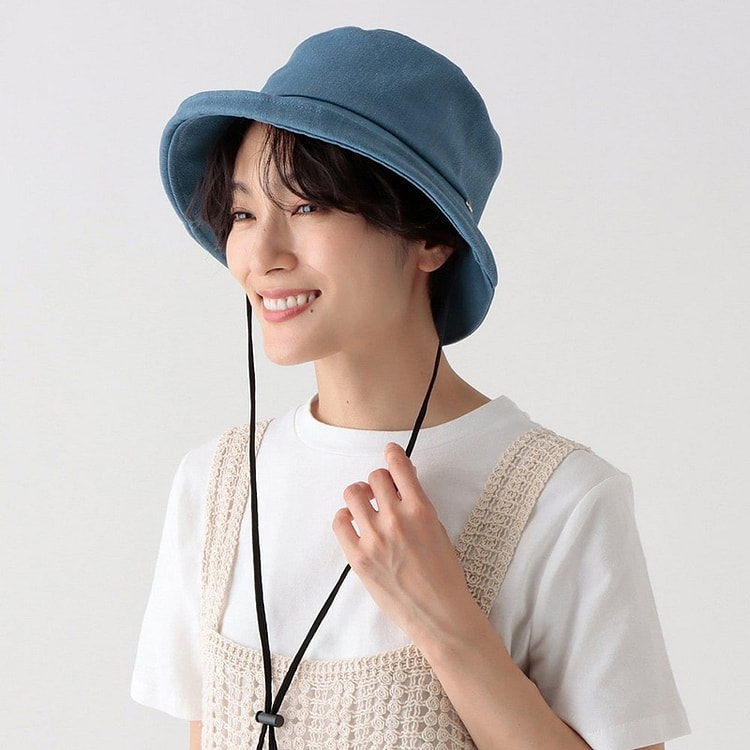 アフタヌーンティーUVカットハット ブルー