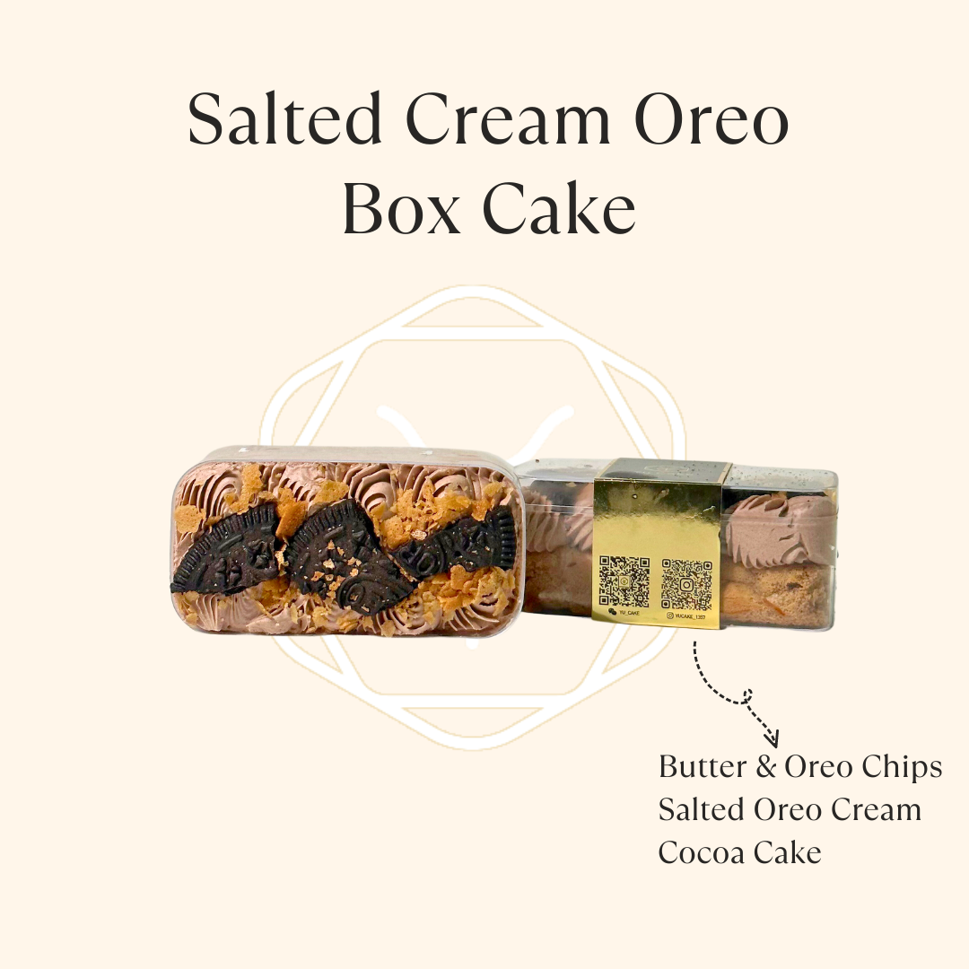 【Dessert】Salted Cream Oreo Box Cake 1 box