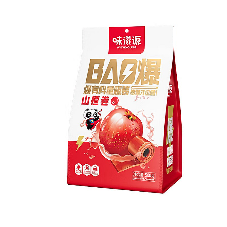 味滋源 山楂卷500g/袋 果丹皮童年零食休闲食品