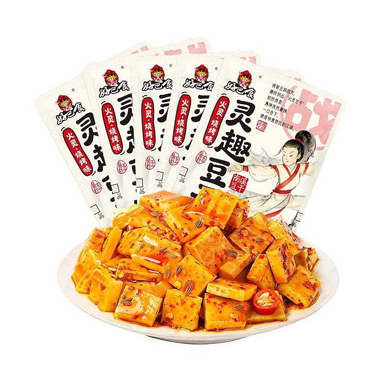 好巴食豆腐干烧烤味50包*1箱 1 箱