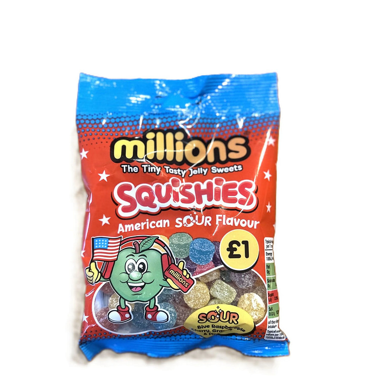 Millions Squishies American Sour Mix (UK) 1 each