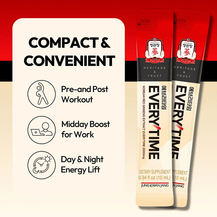 正官庄 EVERYTIME 红参浆+免疫支持 1 份