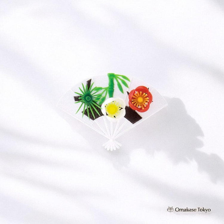 Sajibee 新年烹饪装饰品 - 白色扇子 453 克