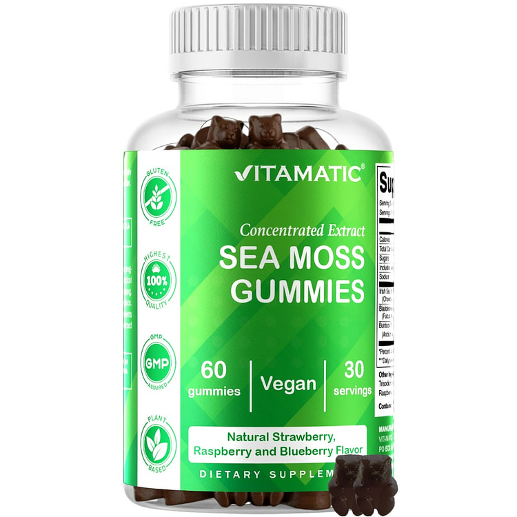 Irish Sea Moss - 60 Vegan Gummies