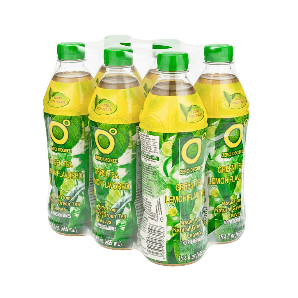 Get Zero Degree Green Tea Lemon Flavored 15.4ozpackof6 1 each