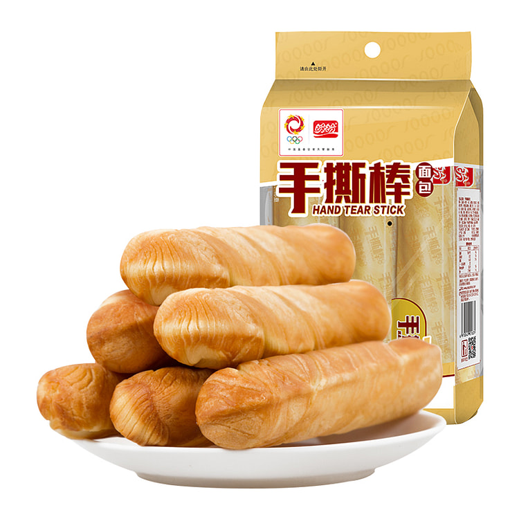 盼盼 手撕棒面包营养早餐蛋糕点心代餐休闲零食小吃下午茶 210g*1袋