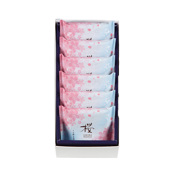宗家 源吉兆庵 桜ヴァッフェル　6枚入 1 箱