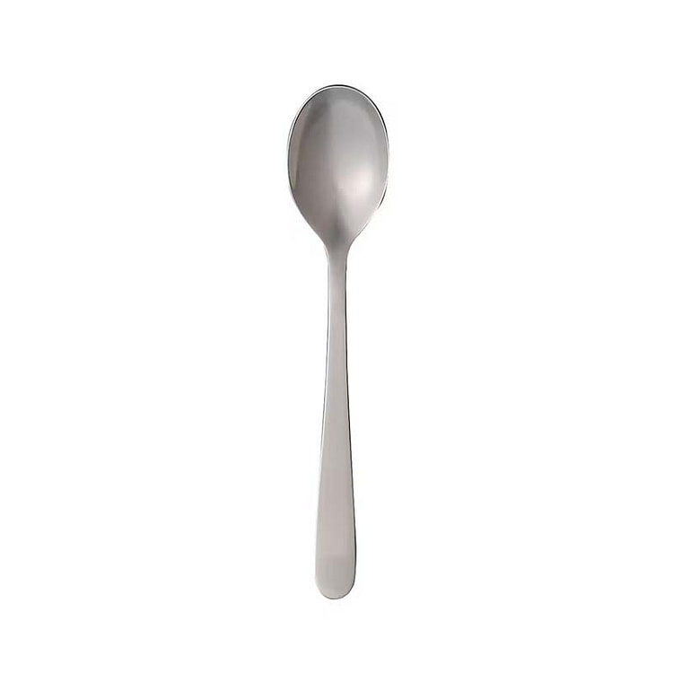MUJI 无印良品 不锈钢 甜点勺 约16厘米
