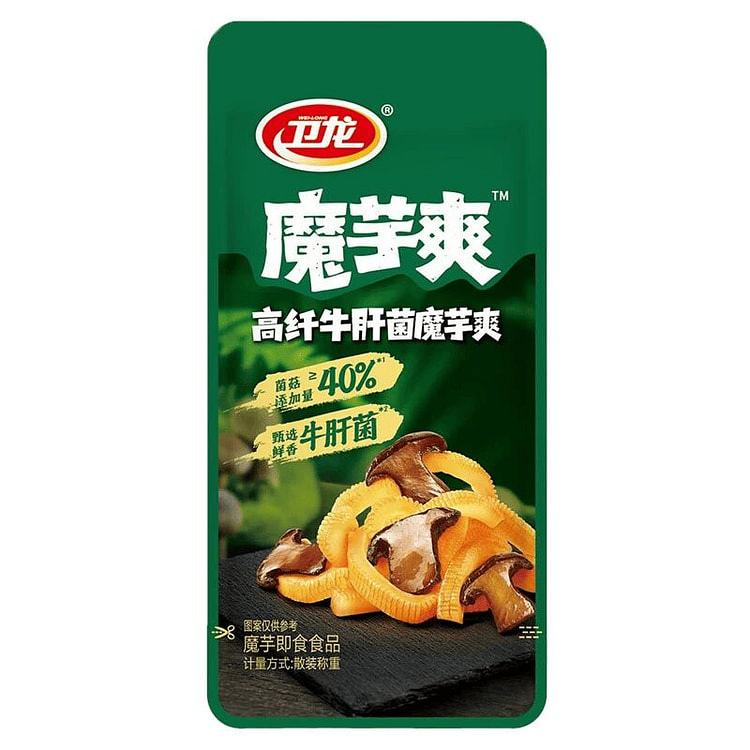 卫龙 高纤牛肝菌魔芋爽 18g 18 克*5 包