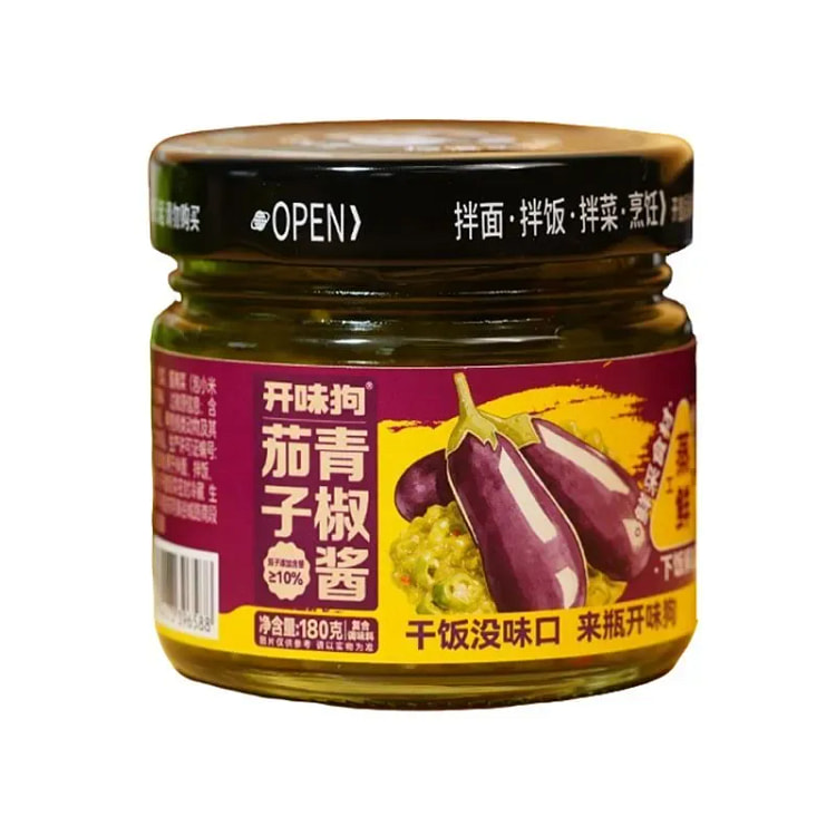 Eggplant and Green Pepper Sauce 180g 180 g