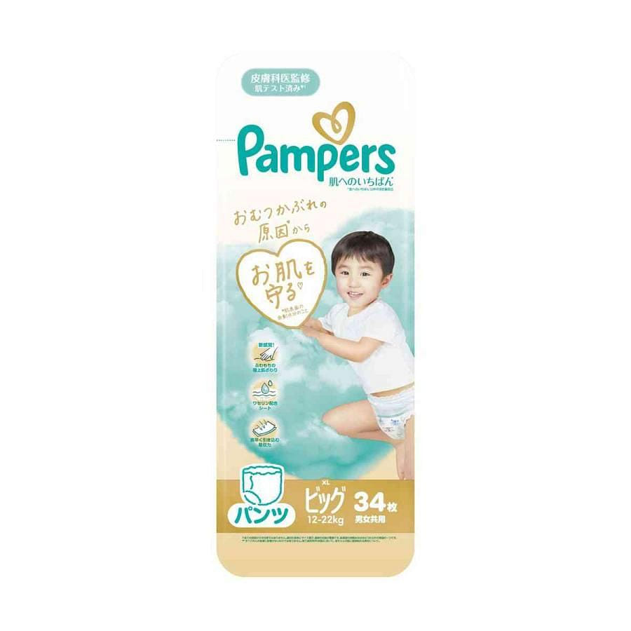 Pampers Skin Best Jumbo Pants XL 12-22kg 34p 1 pack