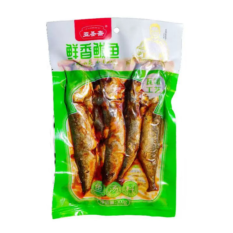 亚圣斋鲜香鲅鱼即食鱼肉下饭下酒菜300g*1袋