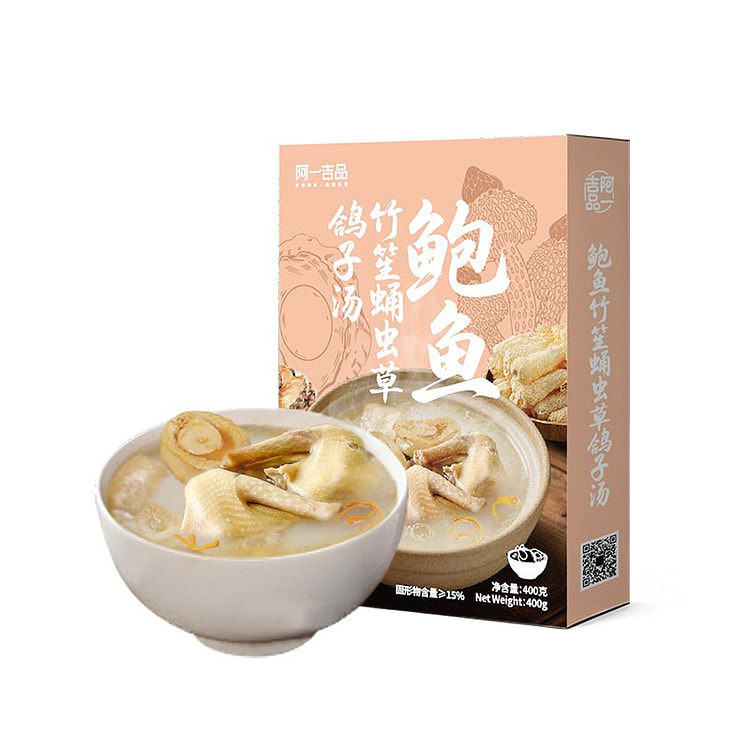 Jin Zhang A Yi Abalone Cordyceps Pigeon Soup 400g 400 g