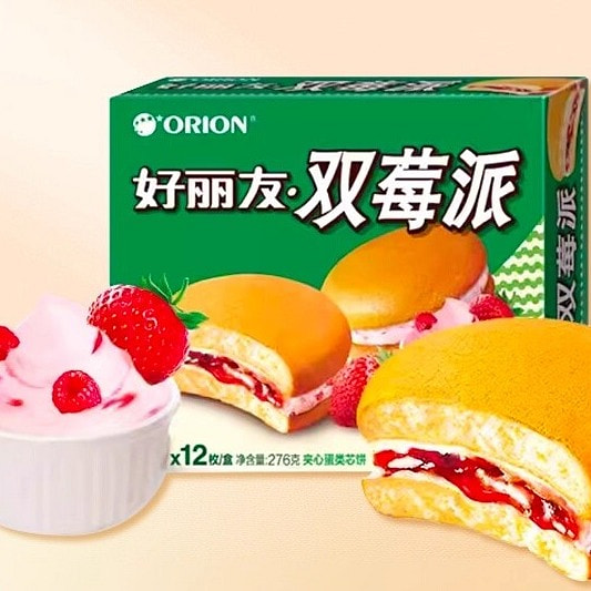 好丽友双莓派276g 276 克