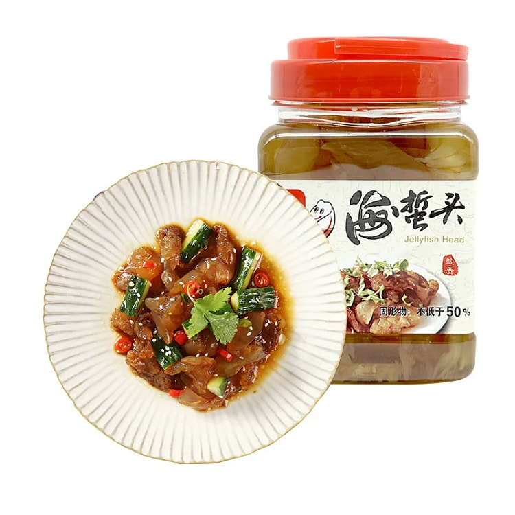 Jellyfish head cold dish with side dish 1000g 1000 g