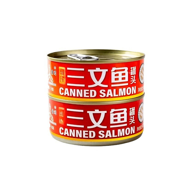 Canned salmon in tomato sauce 140g*2 cans
