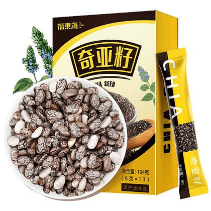 Fudonghai Chia seeds instant meal replacement full coarse grain 160g/ box 160 g