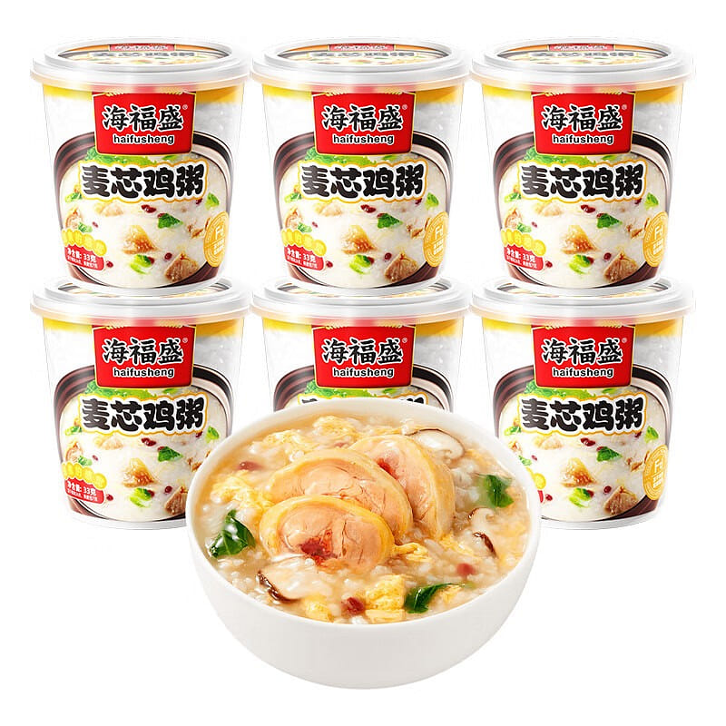 Wheat Core Chicken Porridge (6 Cups Pack) 33 g*6 boxes