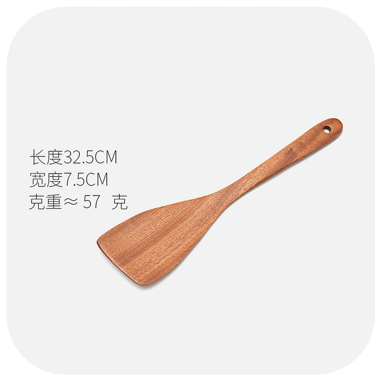 Wooden Spatula Large Slant - 1 Piece 1 pack
