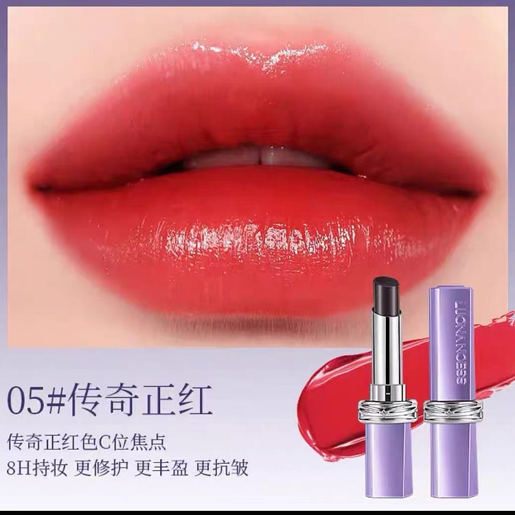 罗娜女神黑魔法秘境口红淡化唇纹护唇05传奇正红 1 份