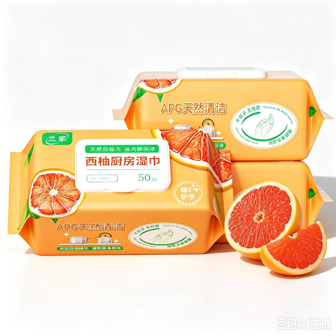 Lanjia Disposable Kitchen Wipes 50 Count 1 pack