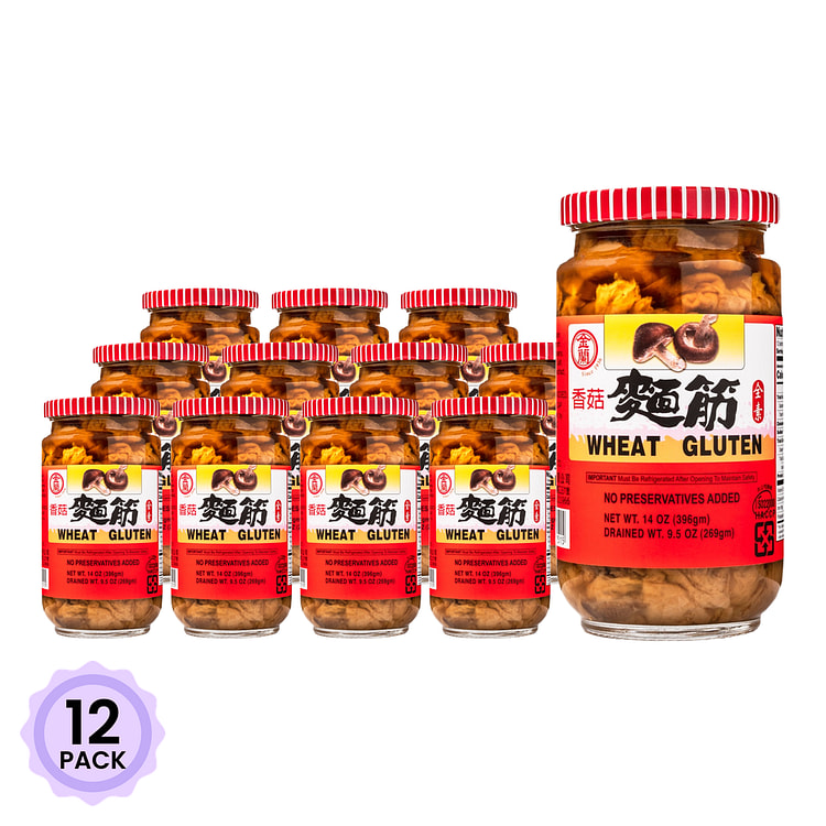金兰 香菇面筋 14 盎司*12 包