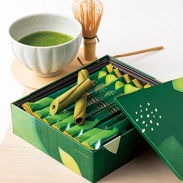 YOKU MOKU Matcha Butter Egg Roll Gift Box 14pcs