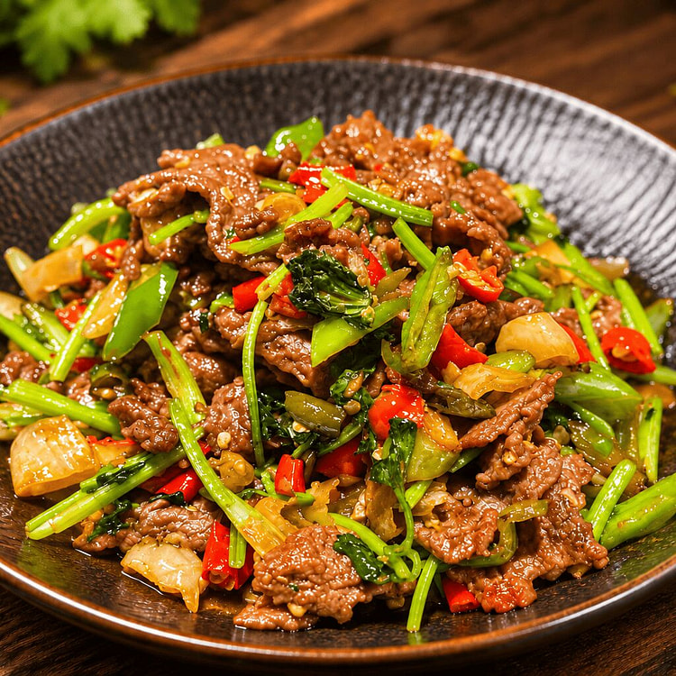 Stir-Fried Beef with Chili Pepper 350 g