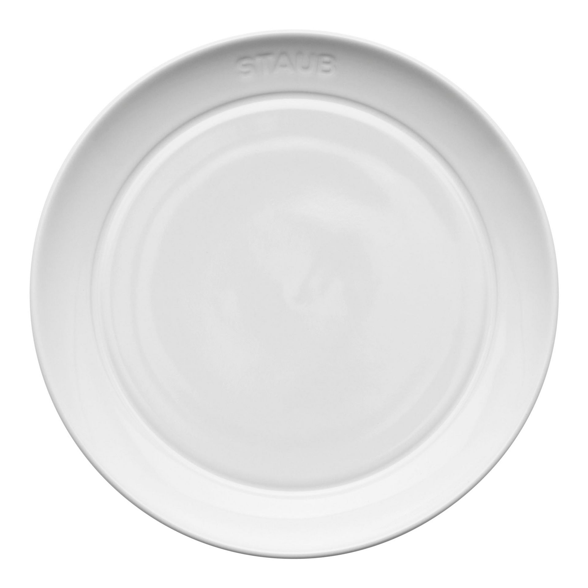 STAUB陶瓷餐具 6英寸前菜盘 套装4件/白色 1 份