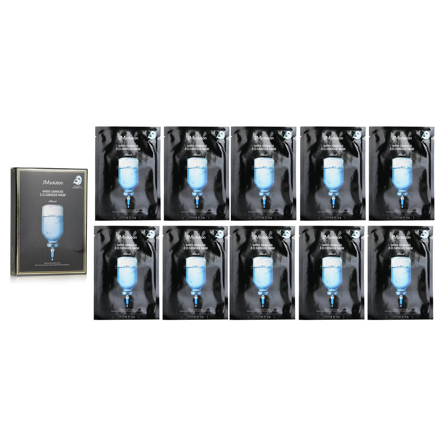 JM Solution Water Luminous SOS Ringer Mask Black 35 ml(ミリリットル)
