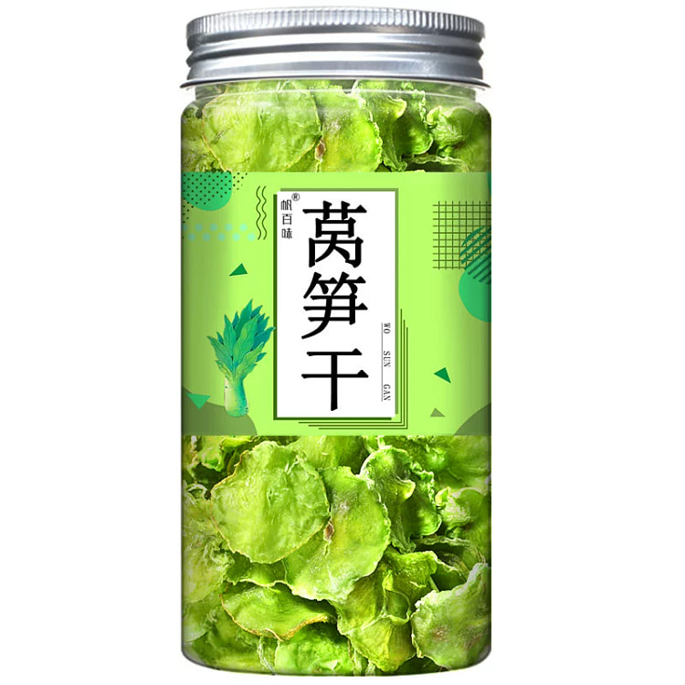 帆白味 莴笋干窝笋干菜莴苣干片蔬菜干脱水蔬菜贡菜