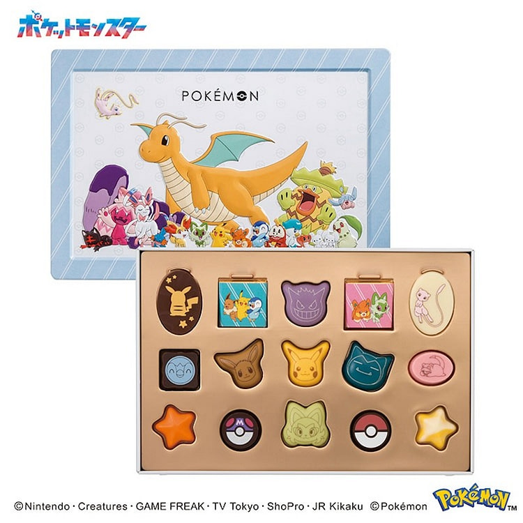 情人节限定宝可梦皮卡丘POKEMON巧克力 15块