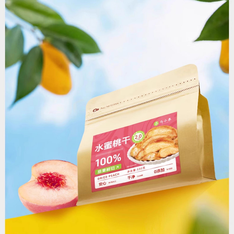马小味果脯水蜜桃干150g*1袋