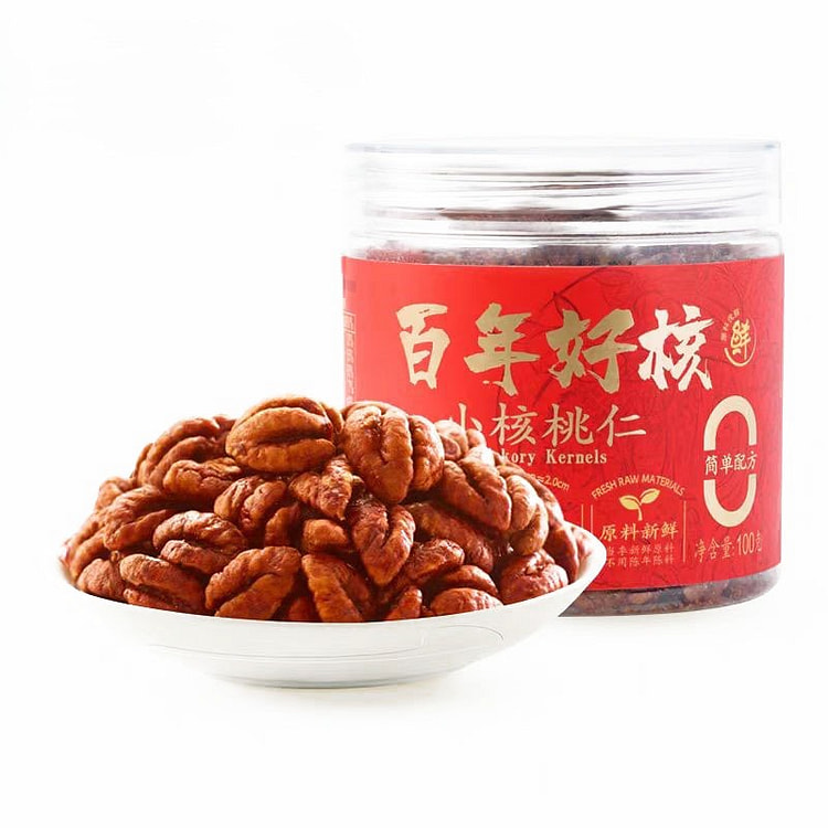 来伊份 百年好核 小核桃仁 罐装100g