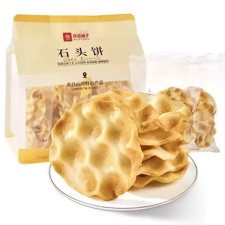 良品铺子石头饼石头馍饼干小石子饼120g 120 克