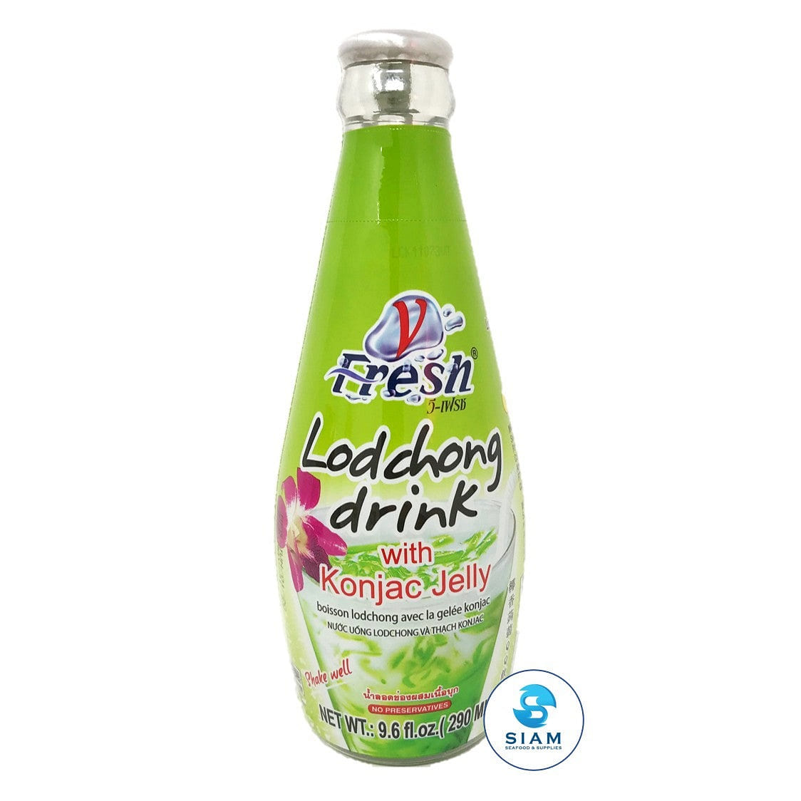 V-Fresh Lod Chong Drink with Conjac Jelly 9.6 oz