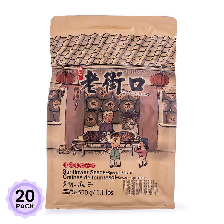 老街口 多味瓜子 500 克*20 包