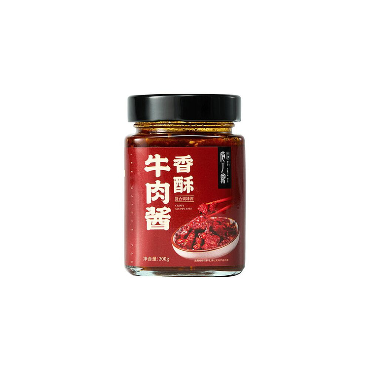 【品牌授权】庖丁家 香酥牛肉酱1瓶 200 克
