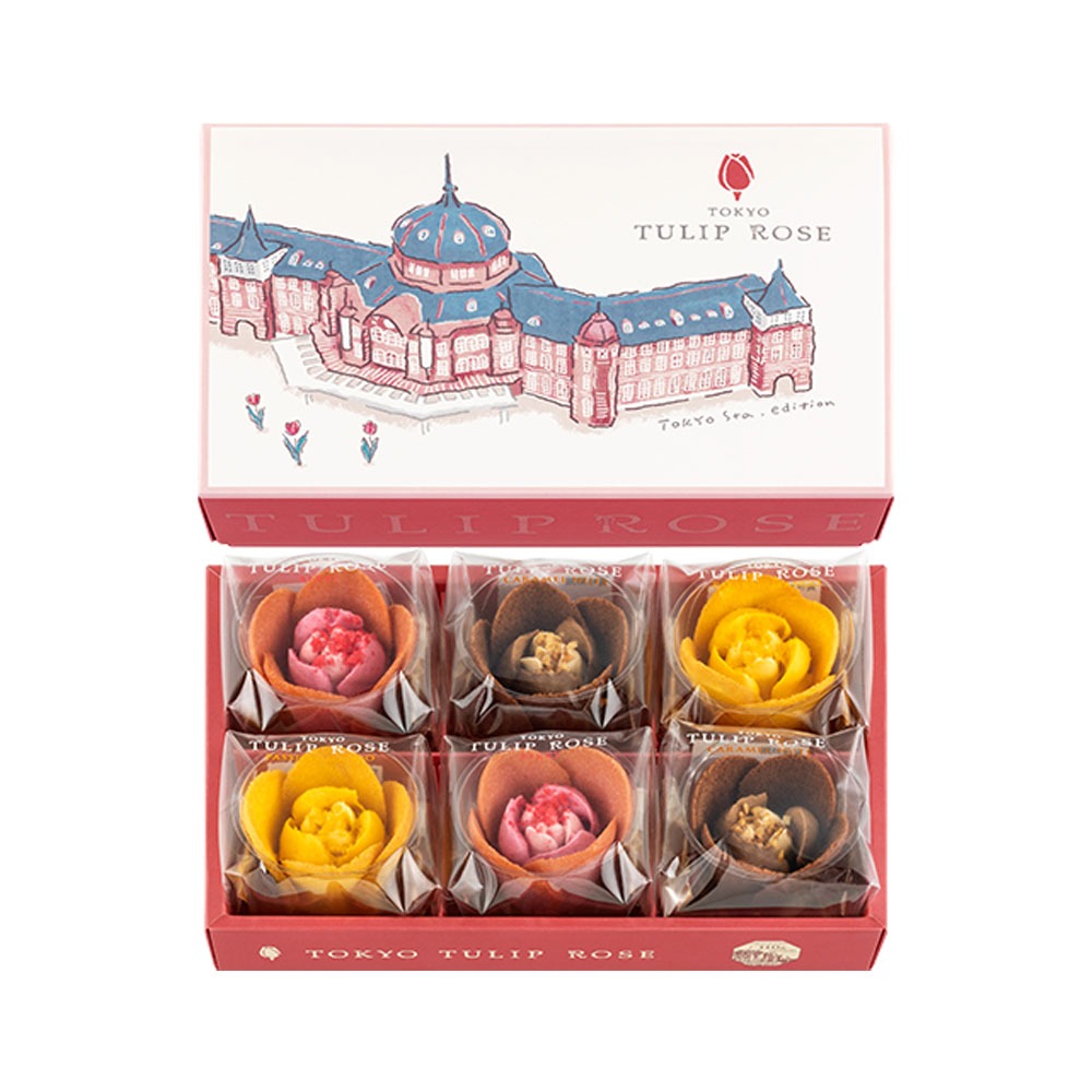 ちゅうりっぷ チューリップローズ TOKYO Sta. edition 限定 6個入 - Weee!