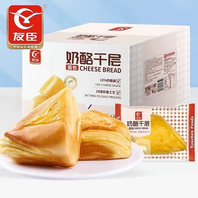 Yuchen Cheese Crepe Bread 1000 g